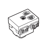 Ổ cắm 3 chấu S18CCUE+S18CCUE/CN