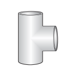 Tê 90 độ loại phổ thông PVC Sino