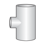 Tê thu 90 độ PVC Sino