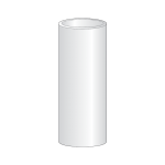 Nối thẳng trượt không có gờ uPVC Sino