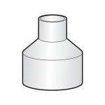 Nối thu đồng tâm dạng nối ngoài uPVC Sino