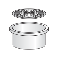 Cửa thoát nước uPVC Sino