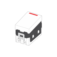 Công tắc 2 chiều cỡ nhỏ có đèn báo 16A S18HM/NS – S18HM/CN/NS
