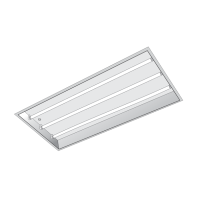 Máng âm trần sơn tính điện có tấm che BALLAST kiểu M – FAP/M