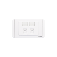 Ổ cắm điện thoại 4 dây và ổ cắm máy tính 8 dây S6832RJ/RJ5E