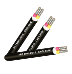 Cáp nhôm 2 ruột, cách điện PVC, vỏ bọc PVC_AVV2x